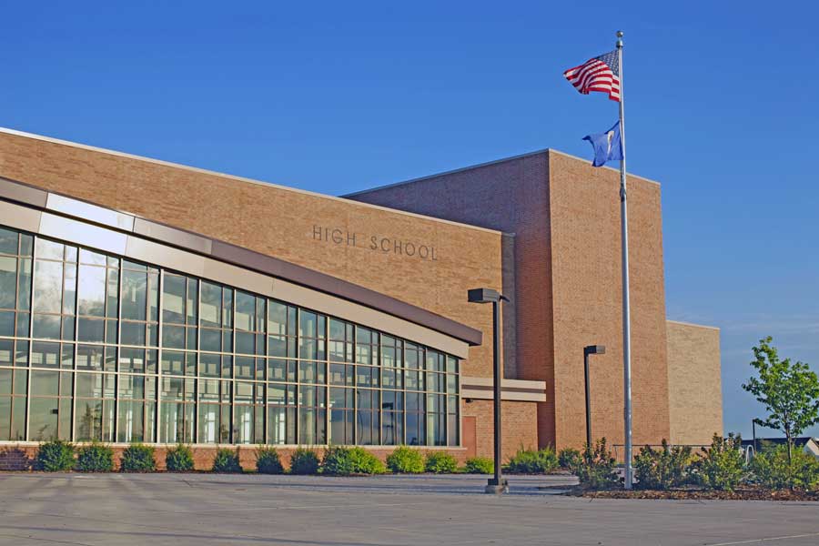 school building exterior